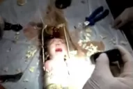 Rescataron a un bebé cuyos padres lanzaron por el inodoro