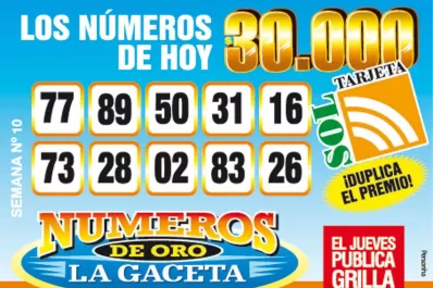 Los Números de Oro de LA GACETA