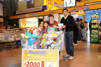 Ella ganó, pero sus hijos y nietos disfrutaron del premio