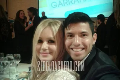 Kun Agüero compartió una foto con la Princesita Karina