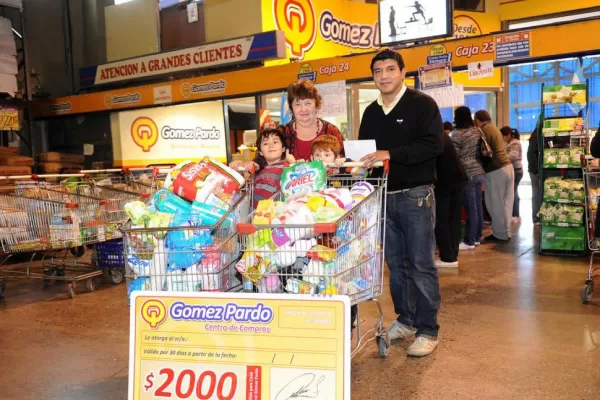 Ella ganó, pero sus hijos y nietos disfrutaron del premio