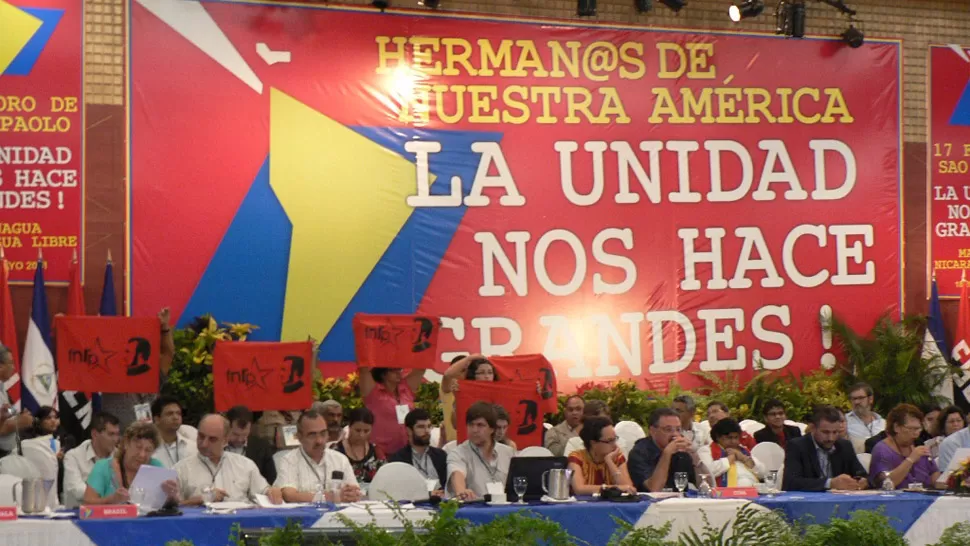 CUMBRE. El Foro de San Pablo está integrado por los partidos progresistas de América Latina. FOTO TOMADA DE FORODESAOPAULO.ORG