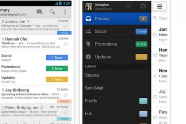 Gmail cambia por completo su bandeja de entrada