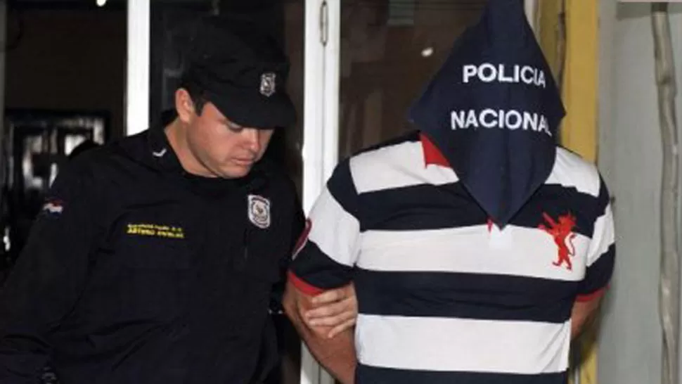 UN DETENIDO. El sospechoso es un suboficial de la Policía. FOTO TOMADA DE ABC.COM.PY