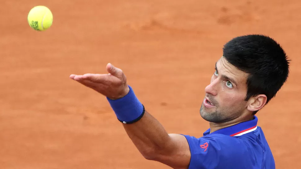 SUPERIOR. El nivel de Nole hizo imposible un partido ante Pella. REUTERS