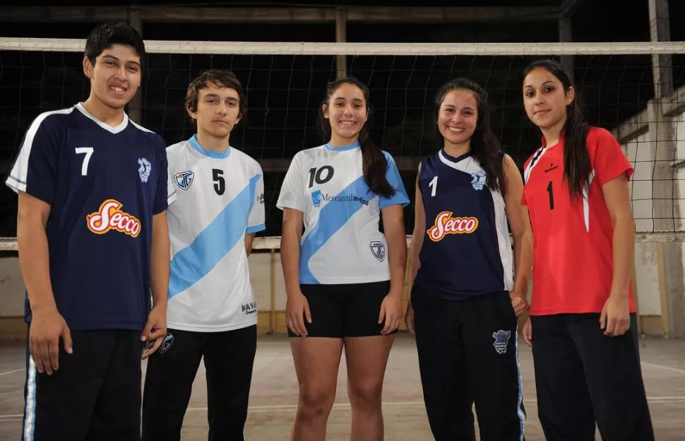 A GANAR. Los representantes de Belgrano, Gimnasia y Pellegrini están listos. 