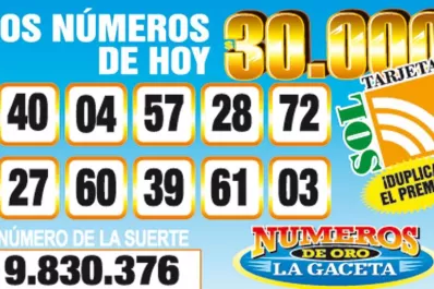 Los Números de Oro de LA GACETA