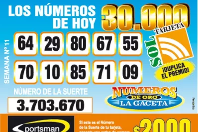 Los Números de Oro de LA GACETA