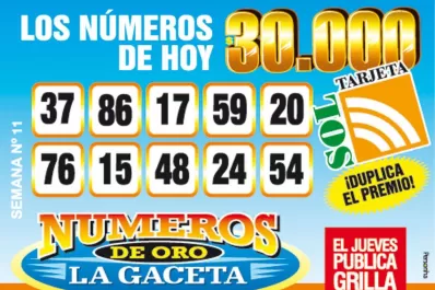 Los Números de Oro de LA GACETA