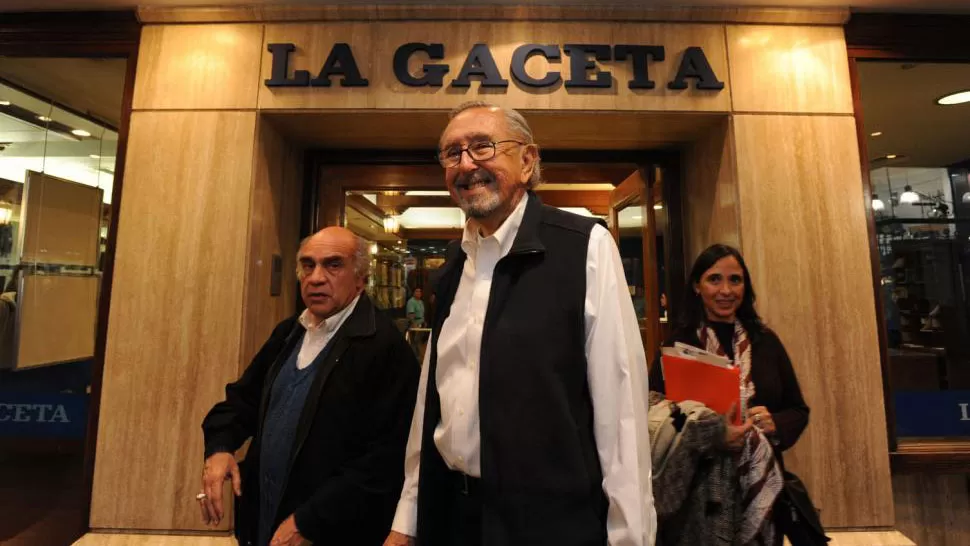 DE VISITA EN LA PROVINCIA. Pelli vino a Tucumán en junio de 2012, en el marco de los festejos por el centenario de LA GACETA. ARCHIVO LA GACETA / FOTO DE JUAN PABLO SÁNCHEZ NOLI