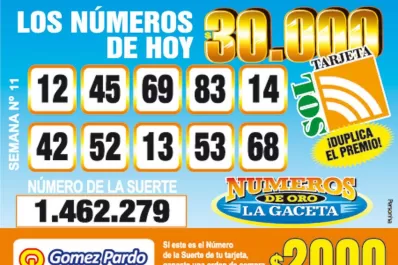 Los Números de Oro de LA GACETA