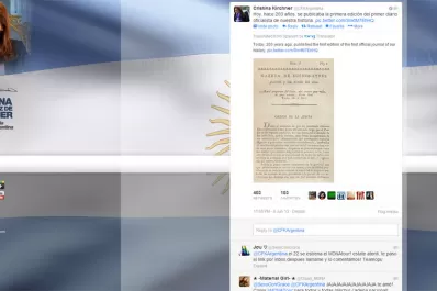 Cristina envió saludos por el Día del Periodista y deseó suerte con las paritarias