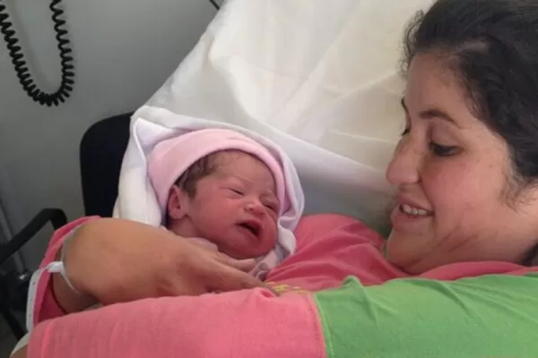Priscila Jazmín fue la primera en nacer en el Hospital Eva Perón