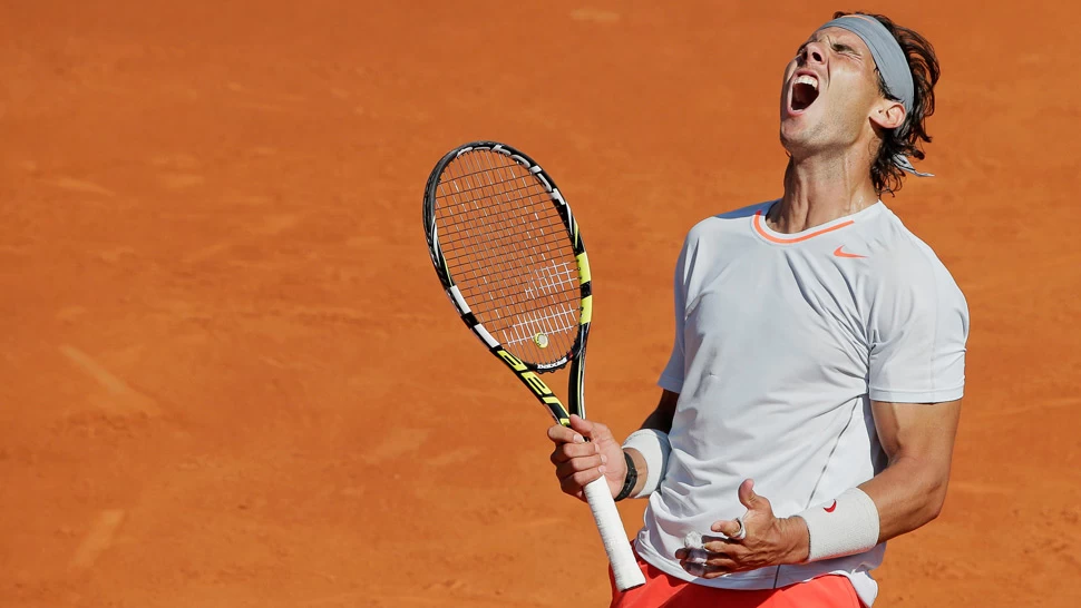 INTENSO. Rafa venció al serbio después de cuatro horas de juego. REUTERS