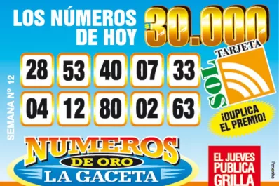 Los Números de Oro de LA GACETA