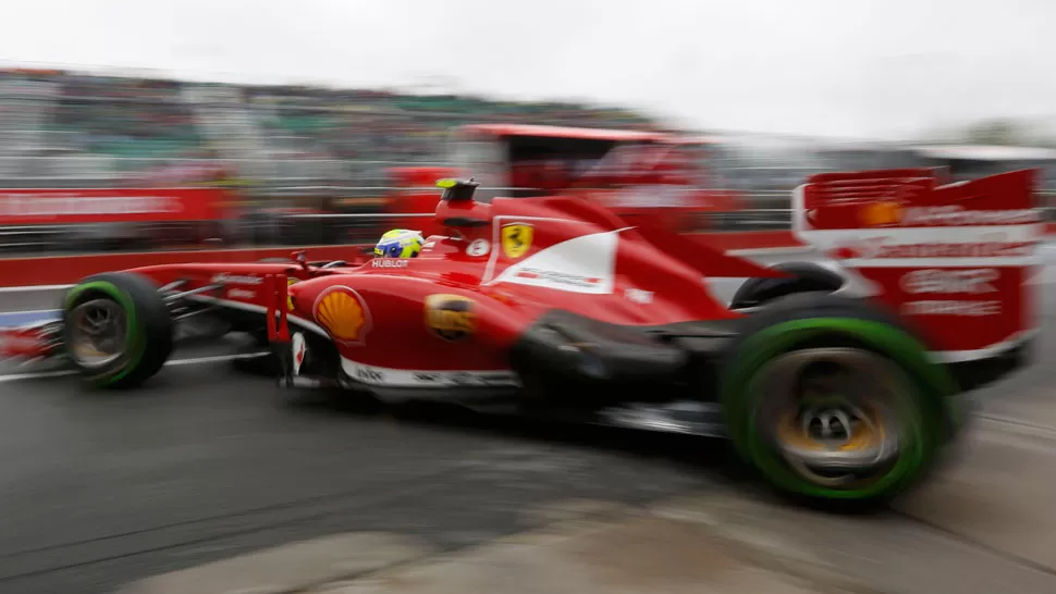 SIN SUERTE. Massa quedó afuera de la Q3 por el accidente. REUTERS