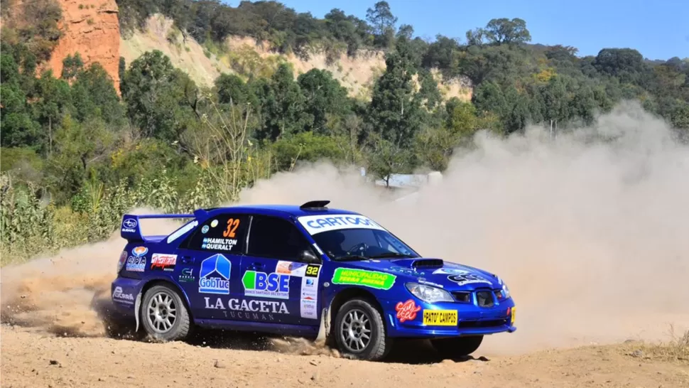 SE LUCIÓ. Tomás García Hamilton tuvo un gran día en el Rally Argentino. FOTO GENTILEZA DE JOSE MARIA CABRERA.