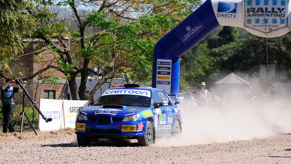 EN CARRERA. Tomás García Hamilton es el mejor tucumano en la prueba. LA GACETA / ANALIA JARAMILLO
