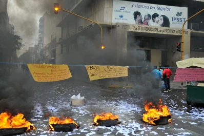 Mañana podría haber otra protesta en el Subsidio de Salud