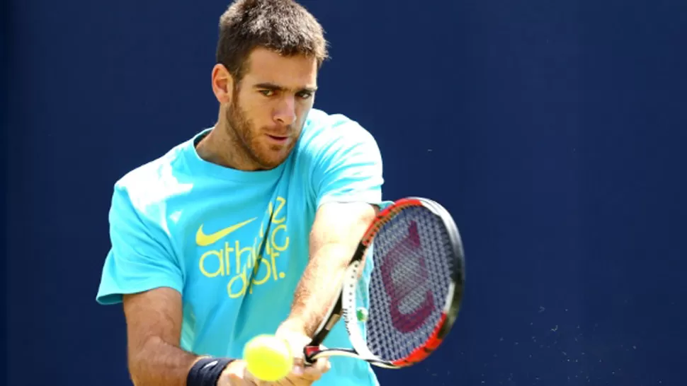 RECUPERADO. Delpo regresará al circuito en el torneo de Queen's, que se juega esta semana en Londres. FOTO TOMADA DE LTA.ORG.UK