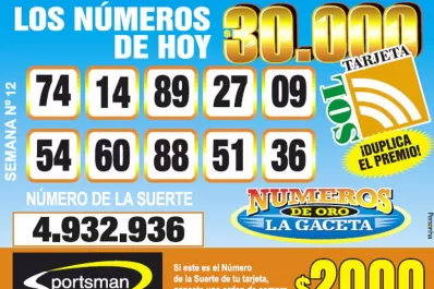 Los Números de Oro de LA GACETA