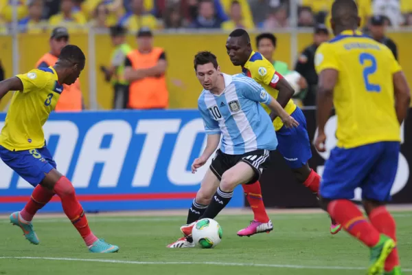 Argentina y Ecuador empataron 1-1 en Quito