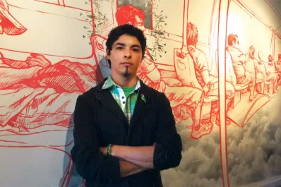 El mural que nació para morir temprano