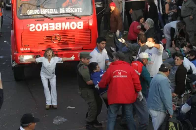 Los videos y las fotos del accidente en Castelar