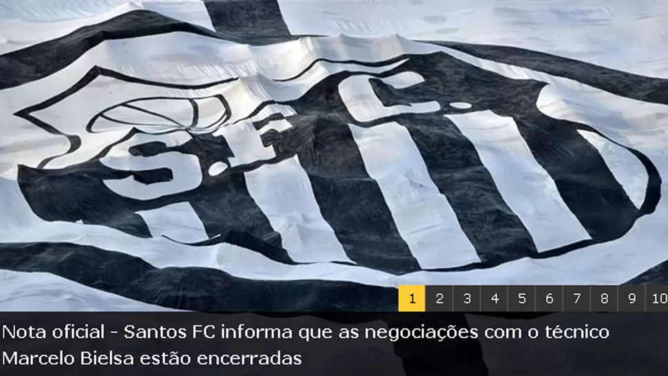 ¿VUELVE? En Rosario sueñan con tentar al DT para que reemplace a Martino. FOTO TOMADA DE SANTOSFC.COM.BR