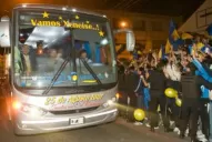 Gran acompañamiento para Boca, que ya está en Catamarca