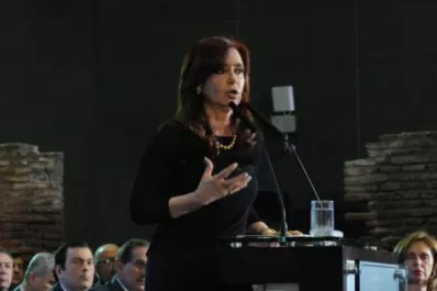 Cristina criticó a La Rural, la Justicia y De Narváez