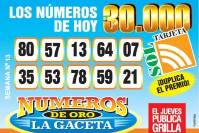 Los Números de Oro de LA GACETA