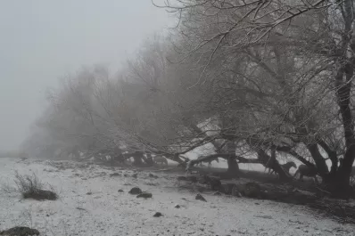 Nevó en Tafí del Valle