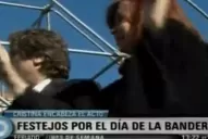 La Presidenta bailó el Himno, al ritmo de una murga