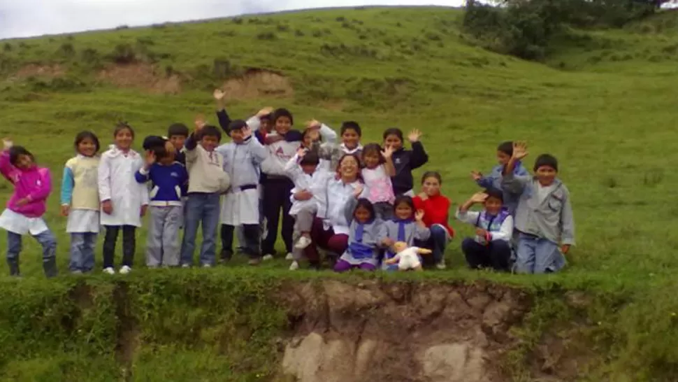 AYUDA. Los niños no tienen abrigos. FOTO GENTILEZA CLAUDIA VEGA