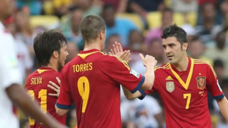 SIGA EL BAILE. Los españoles, sin piedad. FOTO TOMADA DE MARCA.ES