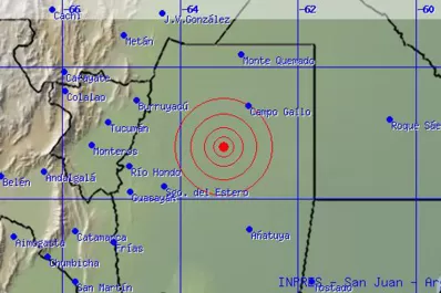 Un temblor de 5,2 sacudió Santiago del Estero
