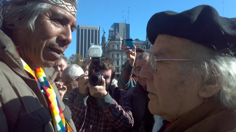 APOYO. El fundador del Serpaj y Premio Nobel de la Paz acompañará al líder de los qom al Vaticano. FOTO TOMADA DE ADOLFOPEREZESQUIVEL.ORG