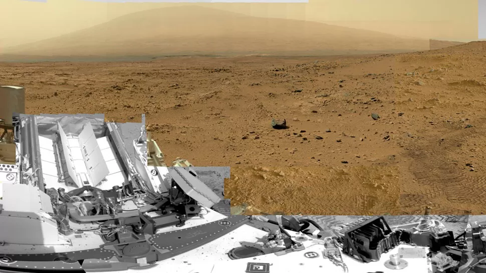 MOSAICO HD. Curiosity cuenta con 17 cámaras. REUTERS