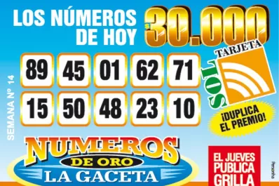 Los Números de Oro de LA GACETA