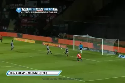 Mugni marcó un golazo de taco... en contra