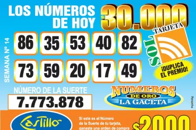 Los Números de Oro de LA GACETA