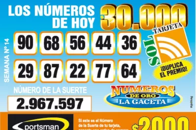 Los Números de Oro de LA GACETA