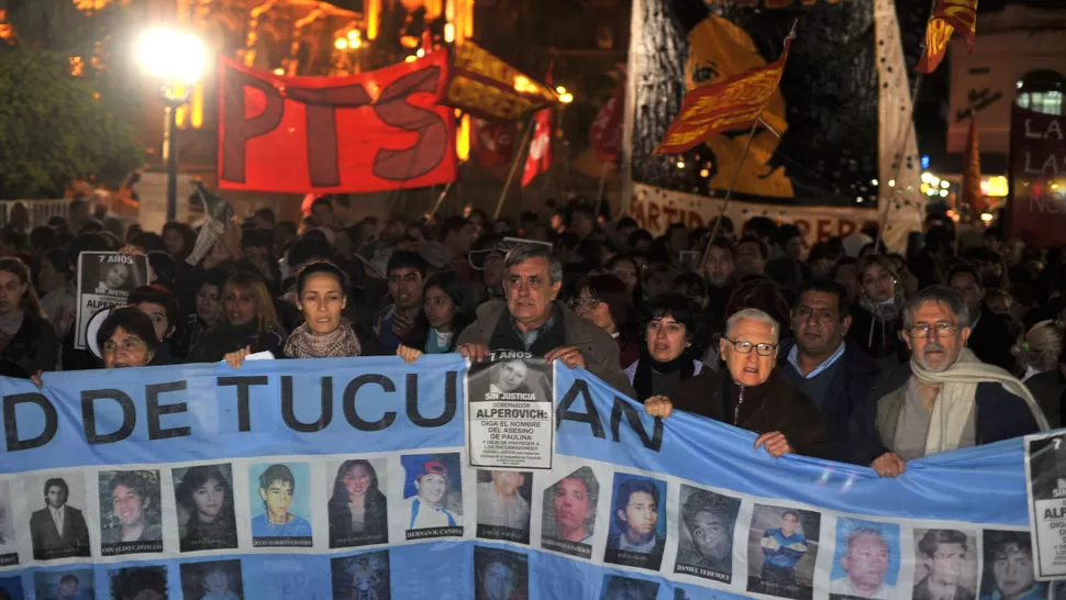 CONTRA ALPEROVICH. Lebbos apuntó contra la casa de Gobierno. LA GACETA / FOTO DE DIEGO ARÁOZ