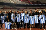Los campeones del Mundial 78 fueron homenajeados