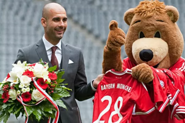 Guardiola entrenó por primera vez al Bayern