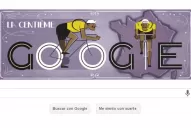 Google homenajea al  Tour de France con su doodle