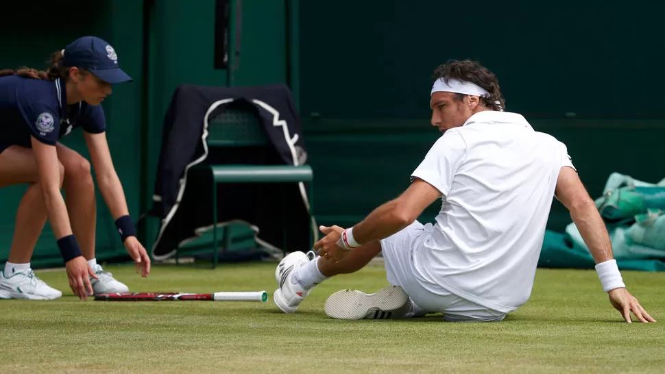 SE QUEDÓ CON LAS GANAS. Pico se despidió de Wimbledon en la tercera fase.