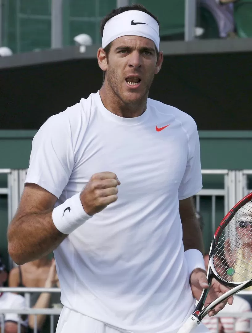 TERCERA VEZ. Del Potro llegó a octavos de final en 2011, 2012 y en el presente. 