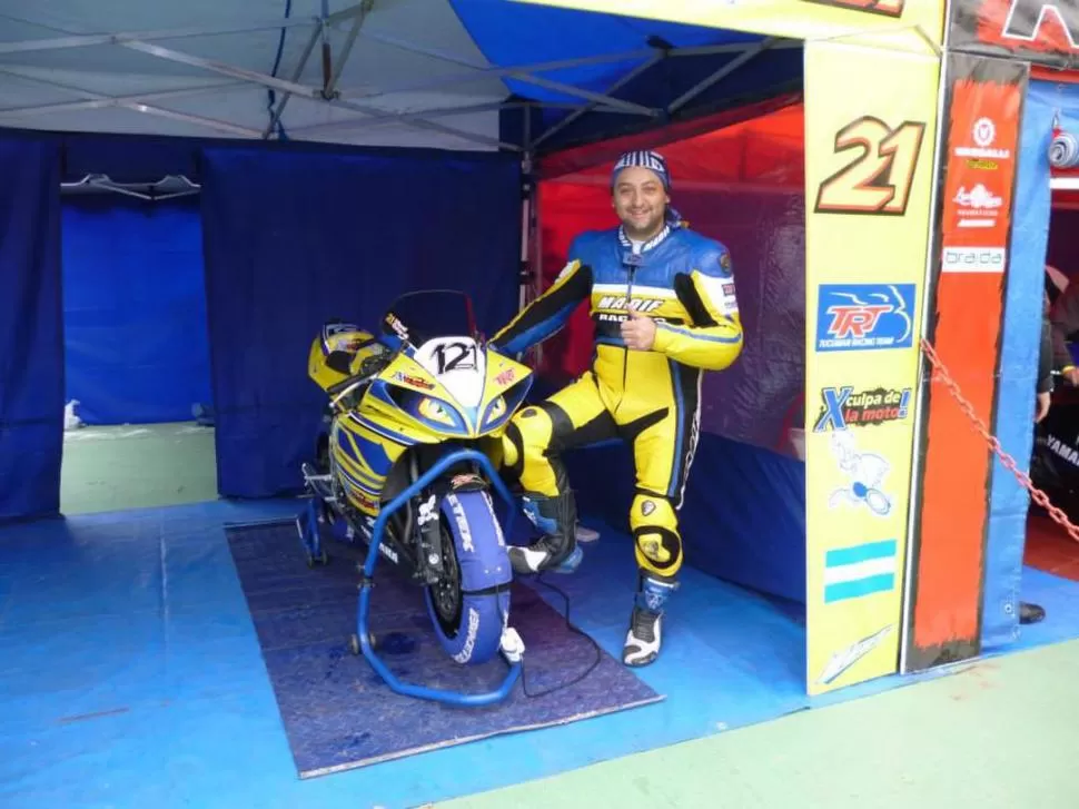 EN ACCIÓN. Miguel Garay representará a Tucumán en el autódromo santiagueño. 